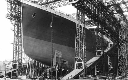 Hình ảnh hiếm có về tàu Titanic:Sự vĩ đại lại là thảm kịch thế kỷ