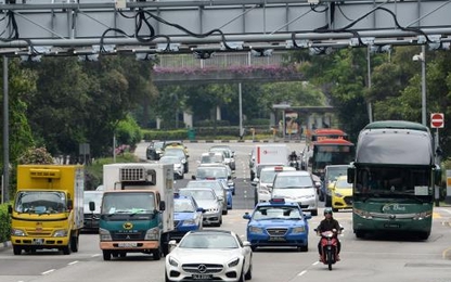 Singapore triển khai các loại phí giao thông nhằm giảm ùn tắc