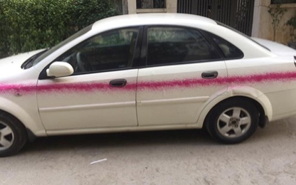 Trích xuất camera tìm kẻ phun sơn hàng loạt ô tô ở Hà Nội