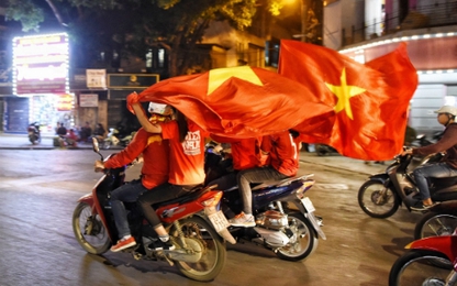 600 cảnh sát Hà Nội ứng trực sau trận U23 Việt Nam - Qatar