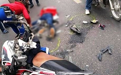 Hai người nước ngoài tử vong sau cú tông của xe khách