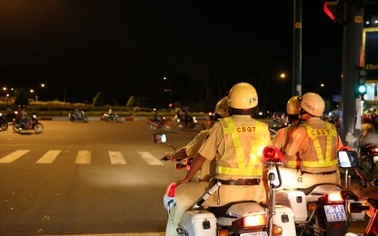Cảnh sát trực trật tự giao thông đêm được bồi dưỡng tối đa 100.000 đ
