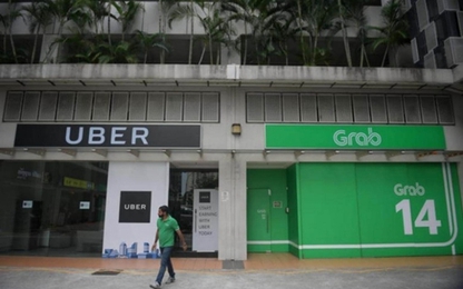 Singapore: Có cơ sở nghi ngờ vụ Grab mua Uber vi phạm luật