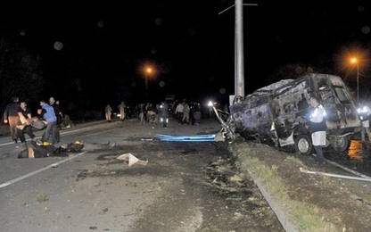 Tai nạn đường bộ Thổ Nhĩ Kỳ làm 17 người chết