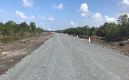 Sẽ hoàn thành đường Hồ Chí Minh đoạn Năm Căn-Đất Mũi trong tháng 6/2018