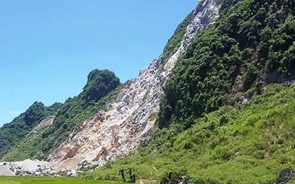 Nam công nhân tử vong khi ngã từ vách núi cao 50 mét