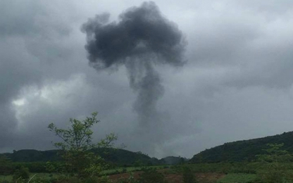Thông tin máy bay quân sự rơi ở Nghệ An, 2 phi công hy sinh