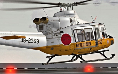 Trực thăng cứu hộ chở 9 người mất tích tại Nhật Bản