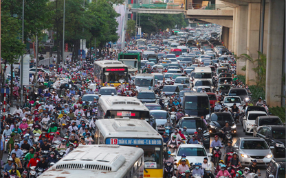 Hà Nội lập đề án thu phí phương tiện vào khu vực trung tâm