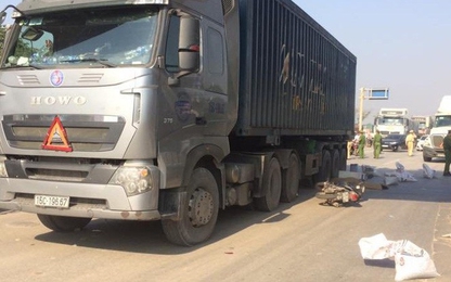 Người đàn ông nước ngoài bị xe container cán qua người tử vong