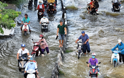 Ít nhất 49 tuyến đường ở Sài Gòn sẽ ngập nặng