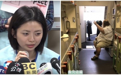Sốc: Nữ tiếp viên hàng không Đài Loan phải chùi mông cho hành khách