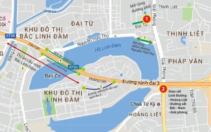Hà Nội xây dựng cầu vượt sông Bắc Linh Đàm