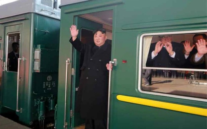 Đoàn tàu "siêu kiên cố" chở ông Kim Jong Un: Thách thức cả bom, mìn
