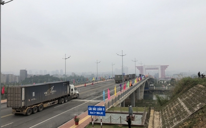 Chính thức thông quan cầu Bắc Luân II nối Quảng Ninh với Trung Quốc