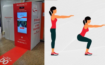 Dân Singapore đi tàu điện ngầm miễn phí chỉ với 20 lần squat
