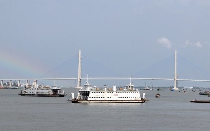Ngưng hoạt động bến phà 100 năm đưa khách qua đôi bờ An Giang-Đồng Tháp