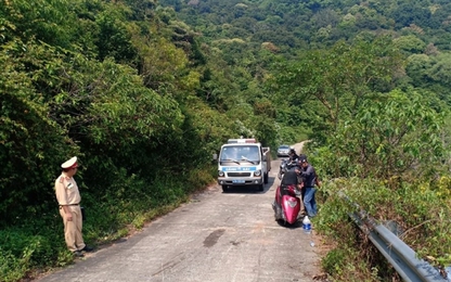 Đà Nẵng khuyến cáo không sử dụng xe tay ga lên núi Sơn Trà