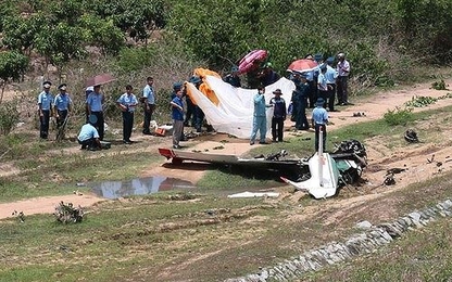 Lập hội đồng điều tra nguyên nhân máy bay rơi ở Khánh Hòa