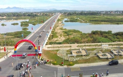 Quảng Ngãi khánh thành cầu mới gần 650 tỉ qua sông Trà Khúc