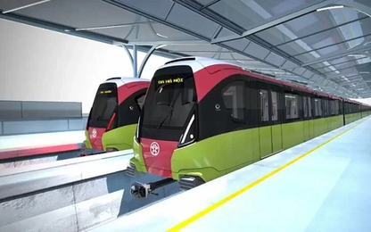 Tàu metro Nhổn - Ga Hà Nội sẽ chạy trung bình 35 km/h