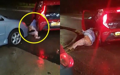 Người phụ nữ bị nam tài xế xe ô tô kéo lê trên đường