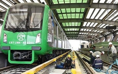 Đường sắt Cát Linh - Hà Đông chạy thử để nghiệm thu