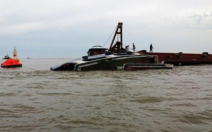 Hải Phòng: Tàu chở gạch chìm trên sông, toàn bộ thuỷ thủ đoàn mất tích