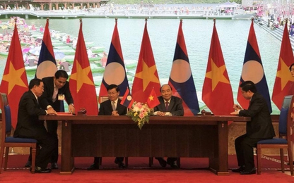 Việt - Lào ký Ghi nhớ về thúc đẩy triển khai dự án GTVT