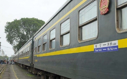 Đường sắt xem xét việc dừng tàu liên vận quốc tế đi Trung Quốc