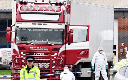 Cảnh sát Anh thông báo nguyên nhân tử vong của 39 người Việt trong container
