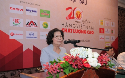 20 năm hoạt động Chương trình Hàng Việt Nam chất lượng cao