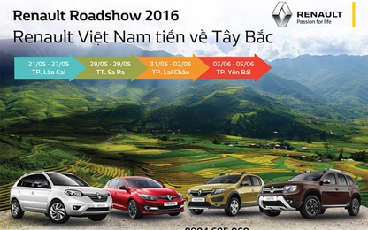 Renault chào hè với chương trình lái thử xe khu vực Tây Bắc