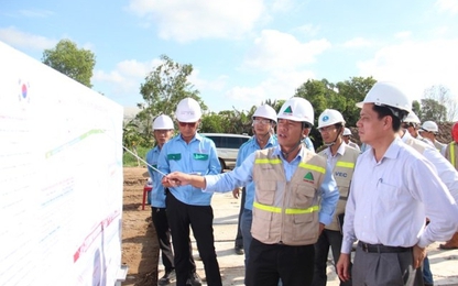 Thứ trưởng Nguyễn Ngọc Đông kiểm tra tiến độ dự án Bến Lức-Long Thành