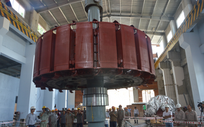 Hoàn thành tổ hợp Rotor cho nhà máy thủy điện Krông Nô2