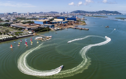 Về Vịnh sông Dinh xem giải đua thuyền buồm Vũng Tàu
