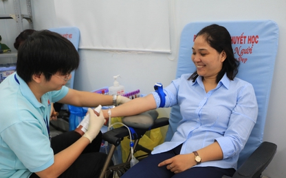 Công đoàn Sở GTVT Tp.HCM tổ chức hiến máu cứu người