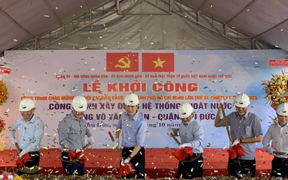 TP.HCM khởi công dự án thoát nước xóa 'biển hồ' đường Võ Văn Ngân