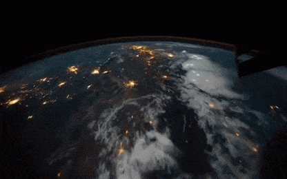 Hình ảnh độc từ không gian được tập hợp bằng video 4K time lapse