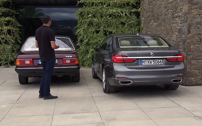 Đỗ xe bằng chìa khoá trên BMW 7 Series mới