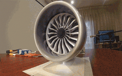 Động cơ mô hình được in 3D hoạt động như thật