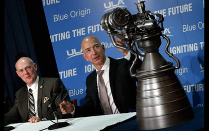 ULA cùng Blue Origin hợp đồng sản xuất động cơ tên lửa BE-4