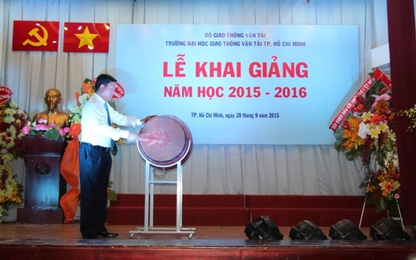 Bộ trưởng dự khai giảng trường ĐH GTVT TPHCM