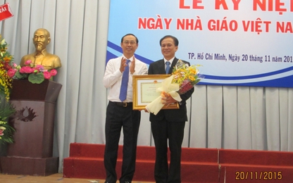 Thứ trưởng Lê Đình Thọ dự lễ hiến chương nhà giáo trường ĐH GTVT Tp.HCM