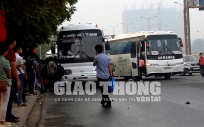 Nhiều sai phạm xe chở công nhân Sam Sung: Bộ GTVT vào cuộc làm rõ