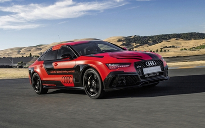 Xe tự hành Audi RS 7 lập kỷ lục trên đường đua Tây Ban Nha