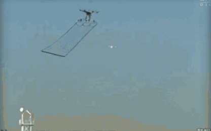 Cảnh sát Nhật Bản dùng lưới để 'hạ' drone hoạt động trái phép