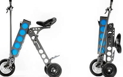 URB-E: Scooter chạy pin, có thể gấp lại được