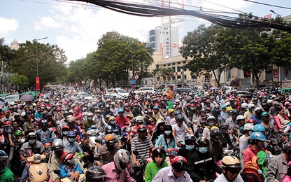 Mỗi ngày TP.HCM có hơn 1.000 xe mô tô đăng ký mới