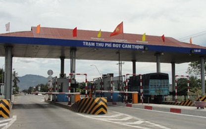 Thu phí 2 trạm BOT QL1, qua tỉnh Khánh Hòa từ tháng 1/2016